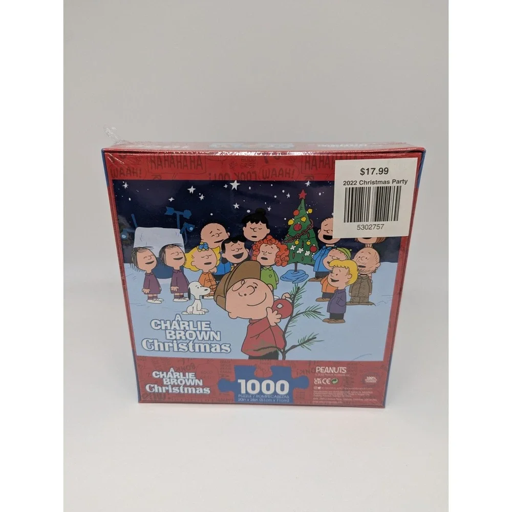 Peanuts A Charlie Brown Christmas 1000‎ Pc Christmas Jigsaw Puzzle Snoopy Sealed